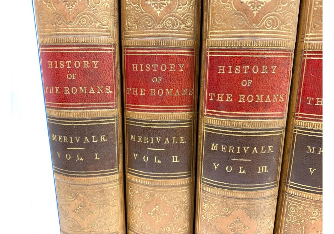 XIXe siècle 7 Vol. Ensemble Charles Merivale, A History Of The Romans Under The Empire, 1858 en vente