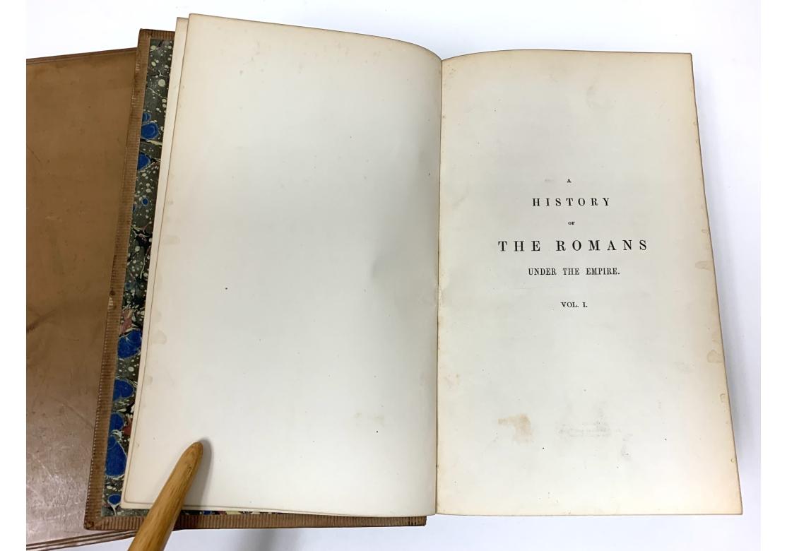 7 Vol. Ensemble Charles Merivale, A History Of The Romans Under The Empire, 1858 en vente 1