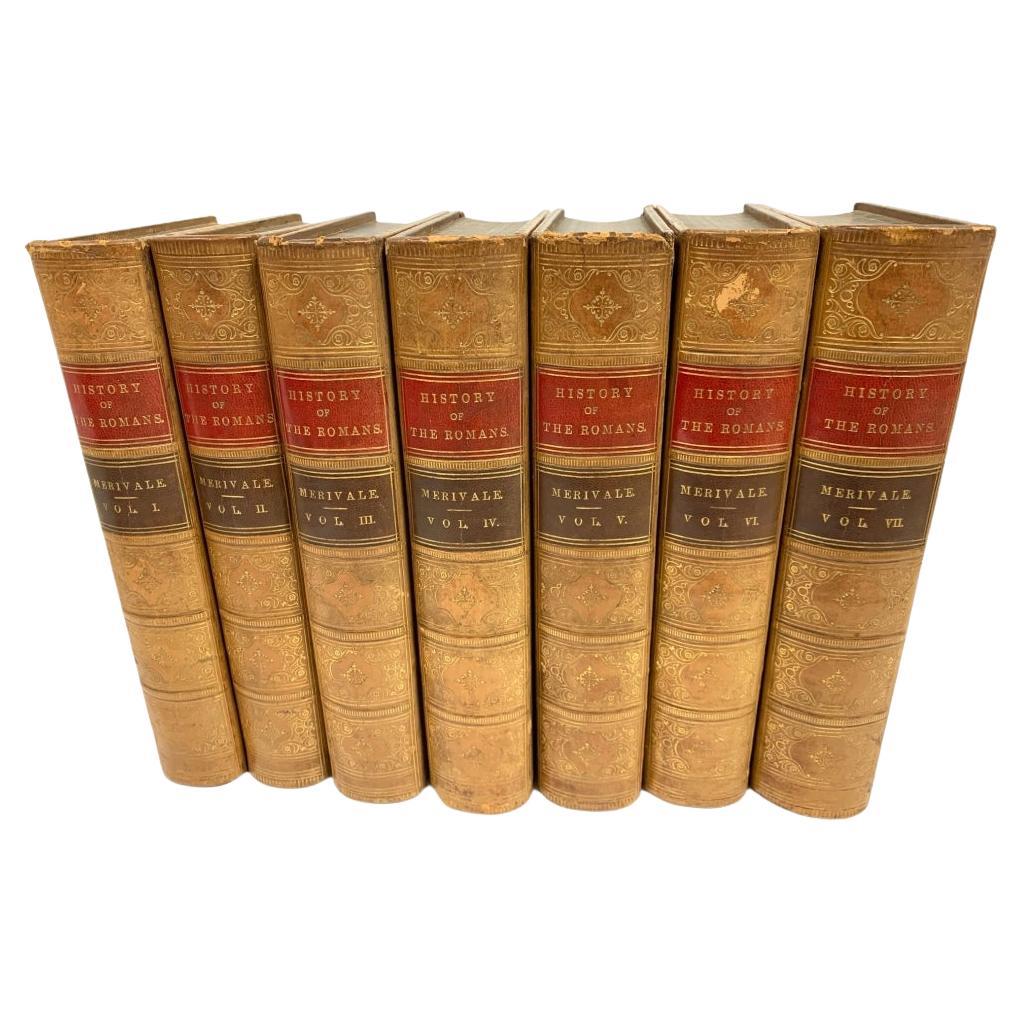 7 Vol. Set- Charles Merivale, Historia de los romanos bajo el Imperio, 1858