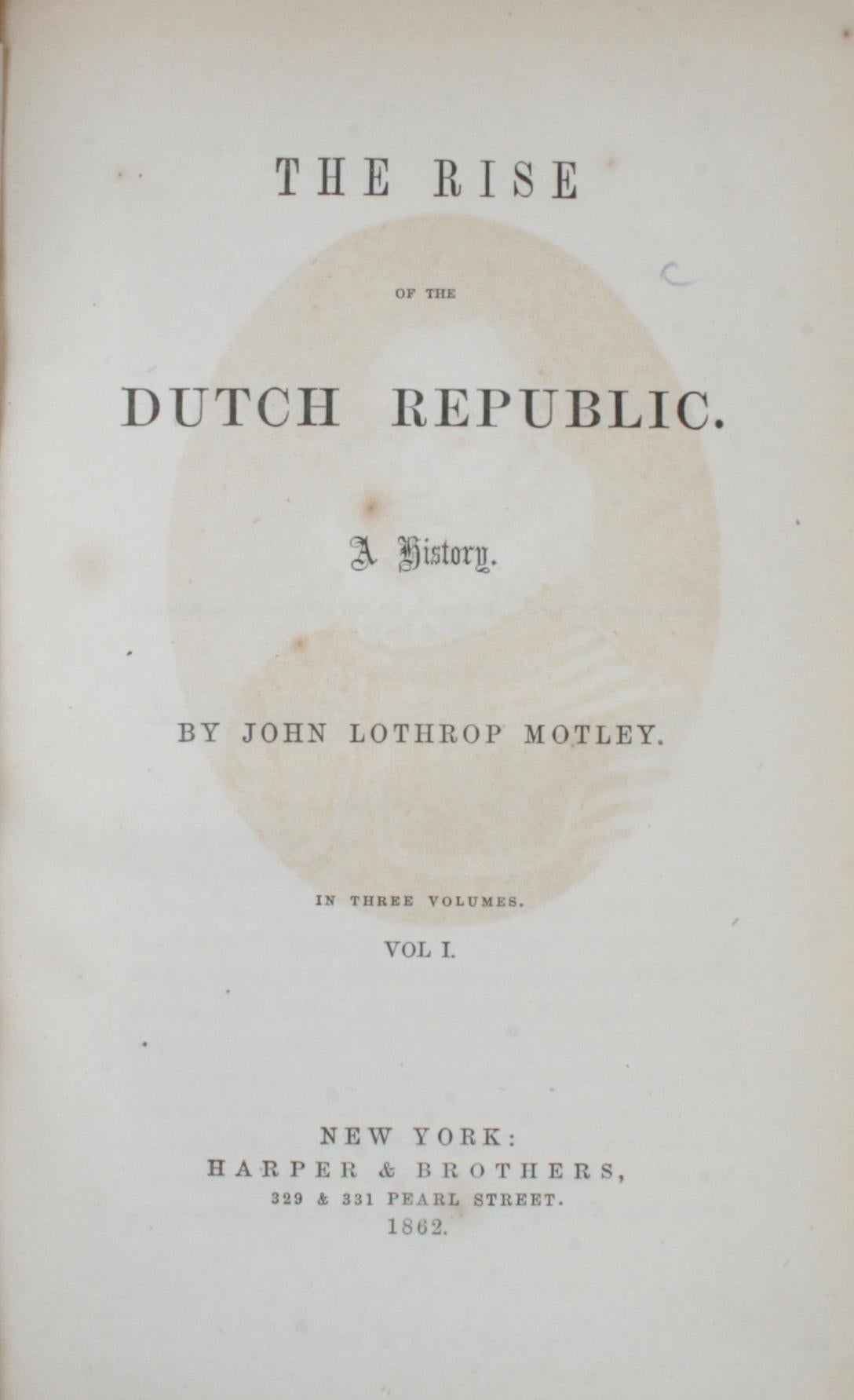 7 Volume Leather Bound Set, Dutch Republic and United Netherlands, First Edition In Good Condition In valatie, NY