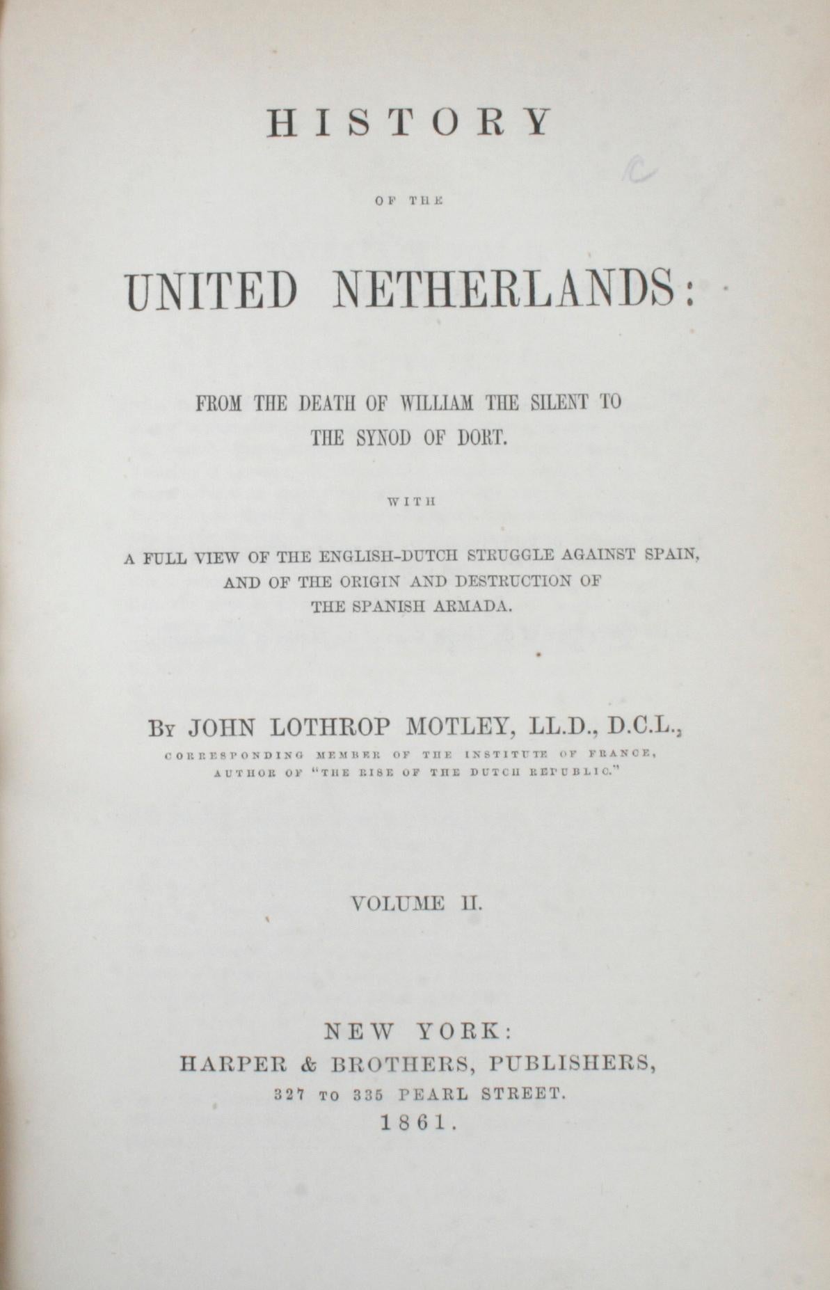 Paper 7 Volume Leather Bound Set, Dutch Republic and United Netherlands, First Edition