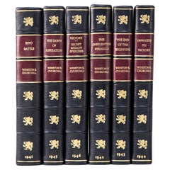 7 Volumes bound as 6. Winston Churchill, The War Speeches.