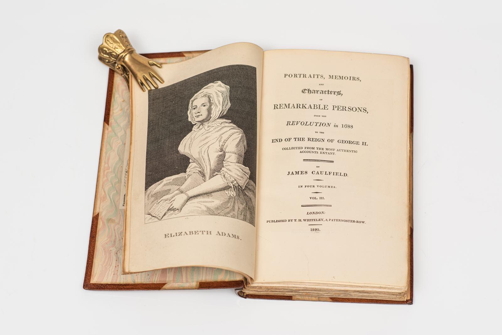 7 Volumes. James Caulfield, Portraits of Remarkable Persons In Good Condition In New York, NY
