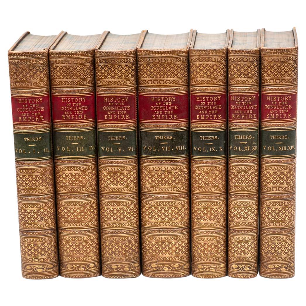 7 Volumes. M.A. Thiers. History Of The Consulate and The Empire Of France
