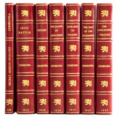 7 Volumes, Winston S, Churchill, The War Speeches