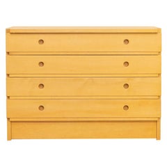 70 Beech Wood 4 Drawer Cabinet for Ibisco