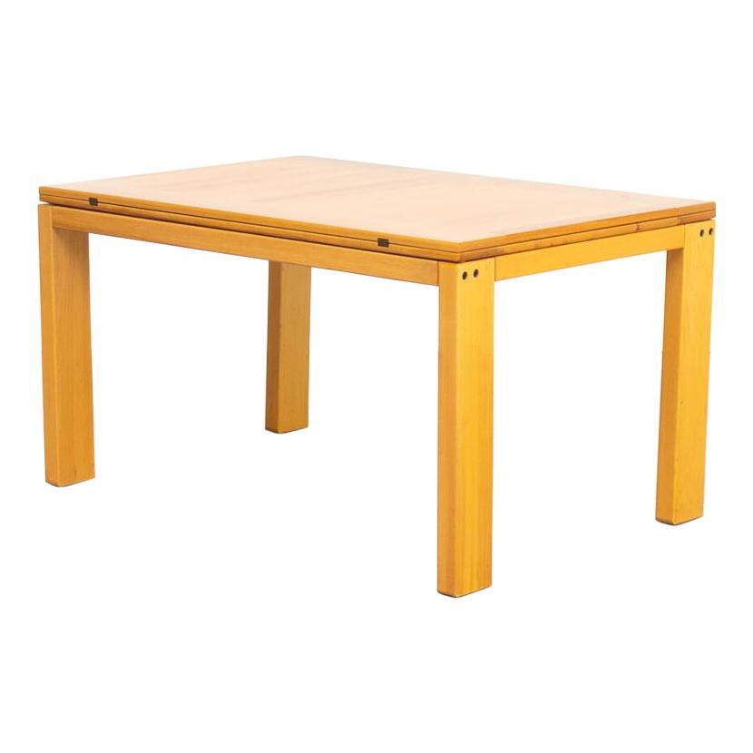 70 Beech Wood Extendable Dining Table for Ibisco For Sale