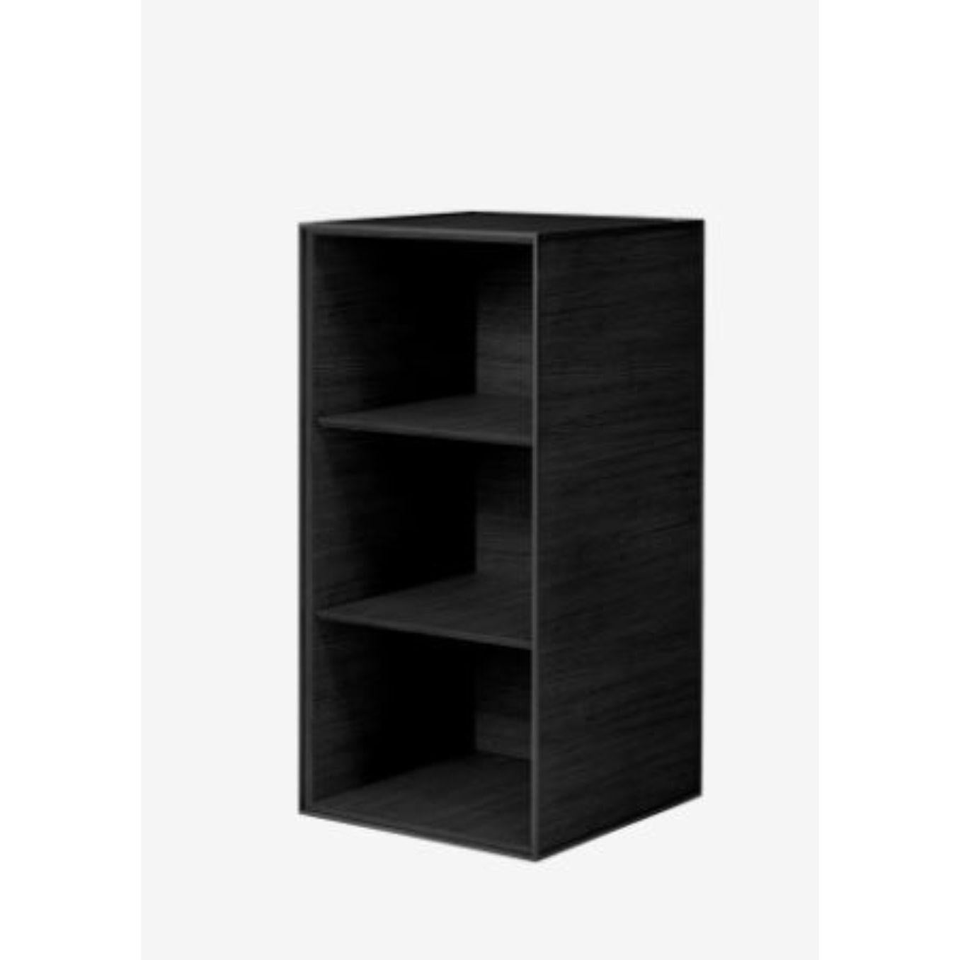 70 Black Ash Frame Box with 2 Shelves by Lassen For Sale 4
