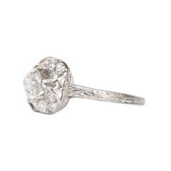 .70 Carat Diamond Platinum Engagement Ring