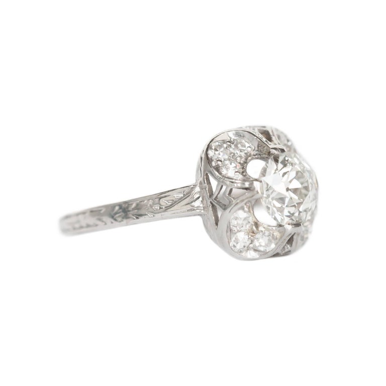 .70 Carat Diamond Platinum Engagement Ring For Sale at 1stDibs | 70 ...