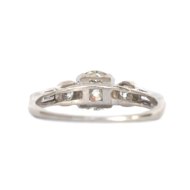 .70 Carat Diamond Platinum Engagement Ring For Sale at 1stDibs | .70 ...
