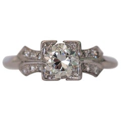 Anello di fidanzamento in platino con diamante da .70 carati
