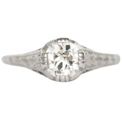 .70 Carat Diamond Platinum Engagement Ring
