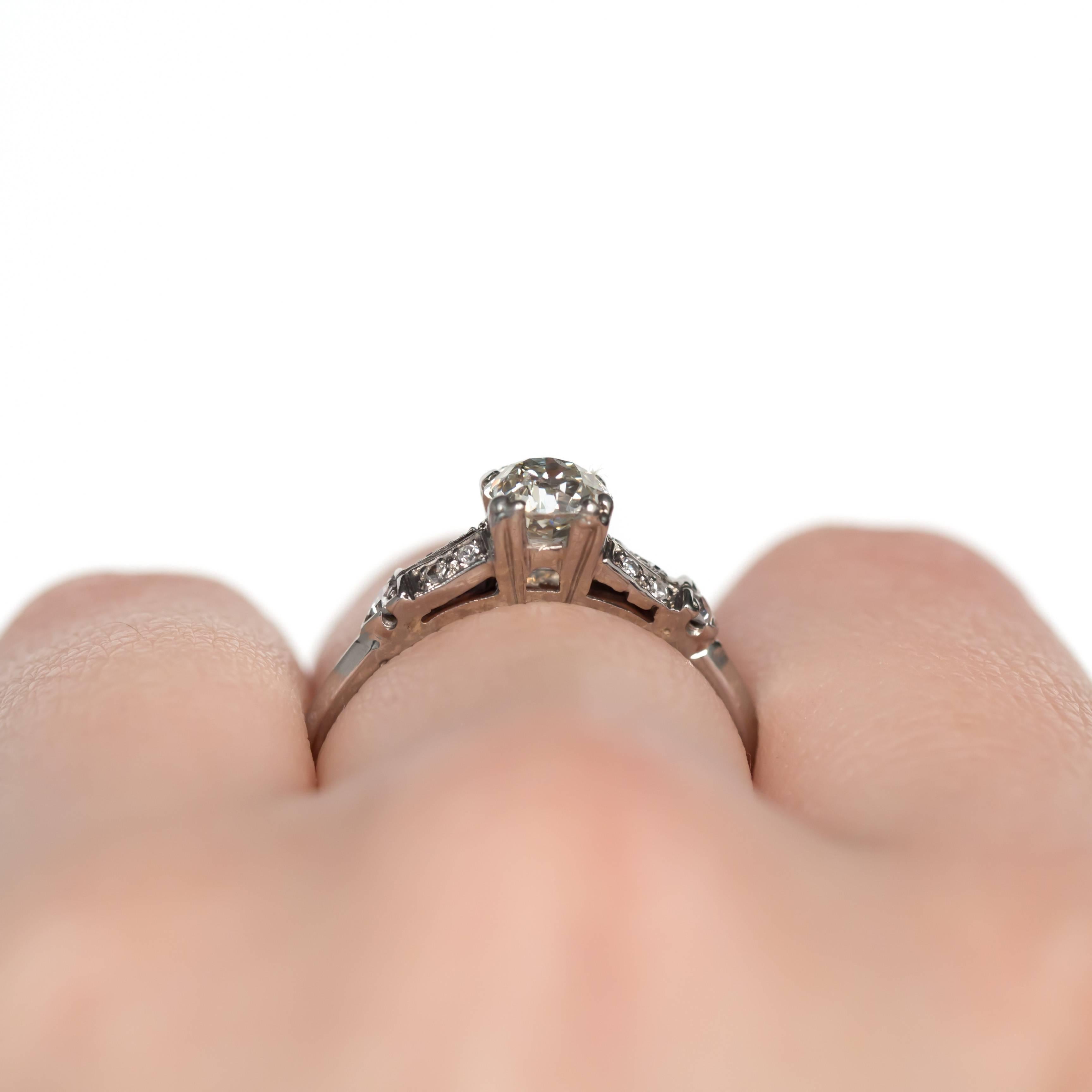 .70 Carat Diamond White Gold Engagement Ring 1