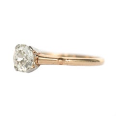 .70 Carat Diamond Yellow Gold Engagement Ring