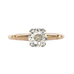 .70 Carat Diamond Yellow Gold Engagement Ring