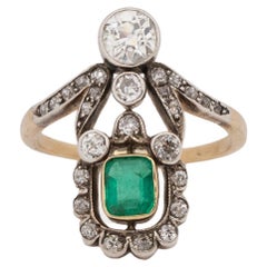 .70 Carat Edwardian Diamond 14 Karat Yellow Gold Engagement Ring