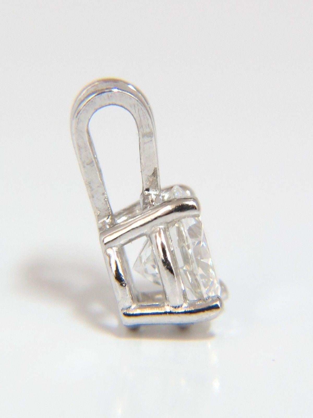 .70 Carat GIA E/VS1 Solitaire Diamond Pendant 14 Karat White Gold In New Condition For Sale In New York, NY