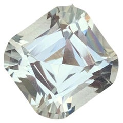 7.0 Carat Natural Loose Cushion Shape Aquamarine Gemstone from Pakistan Mine