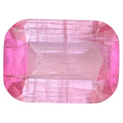 7.0 Carat Natural Loose Shampoo Pink Colour Tourmaline Cushion Shape Gemstone