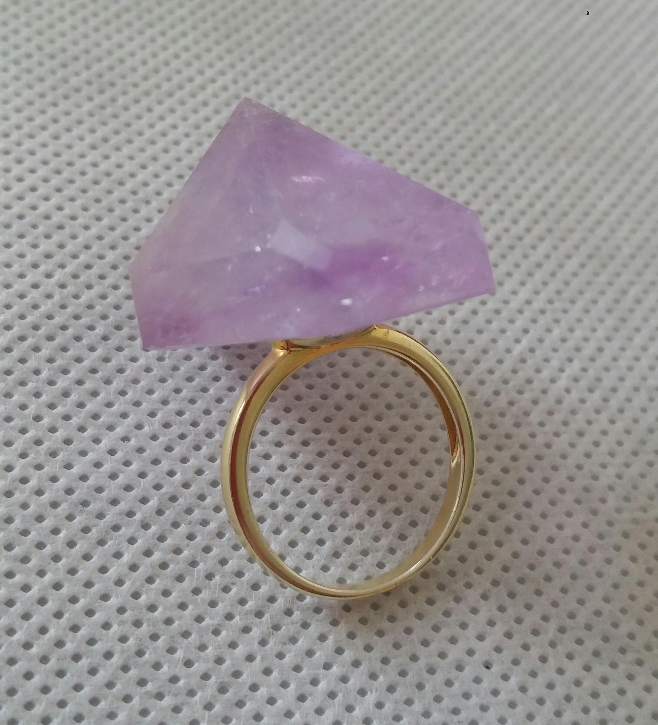 purple clear stone