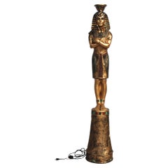 70" Egyptian Pharaoh Statue Floor Lamp