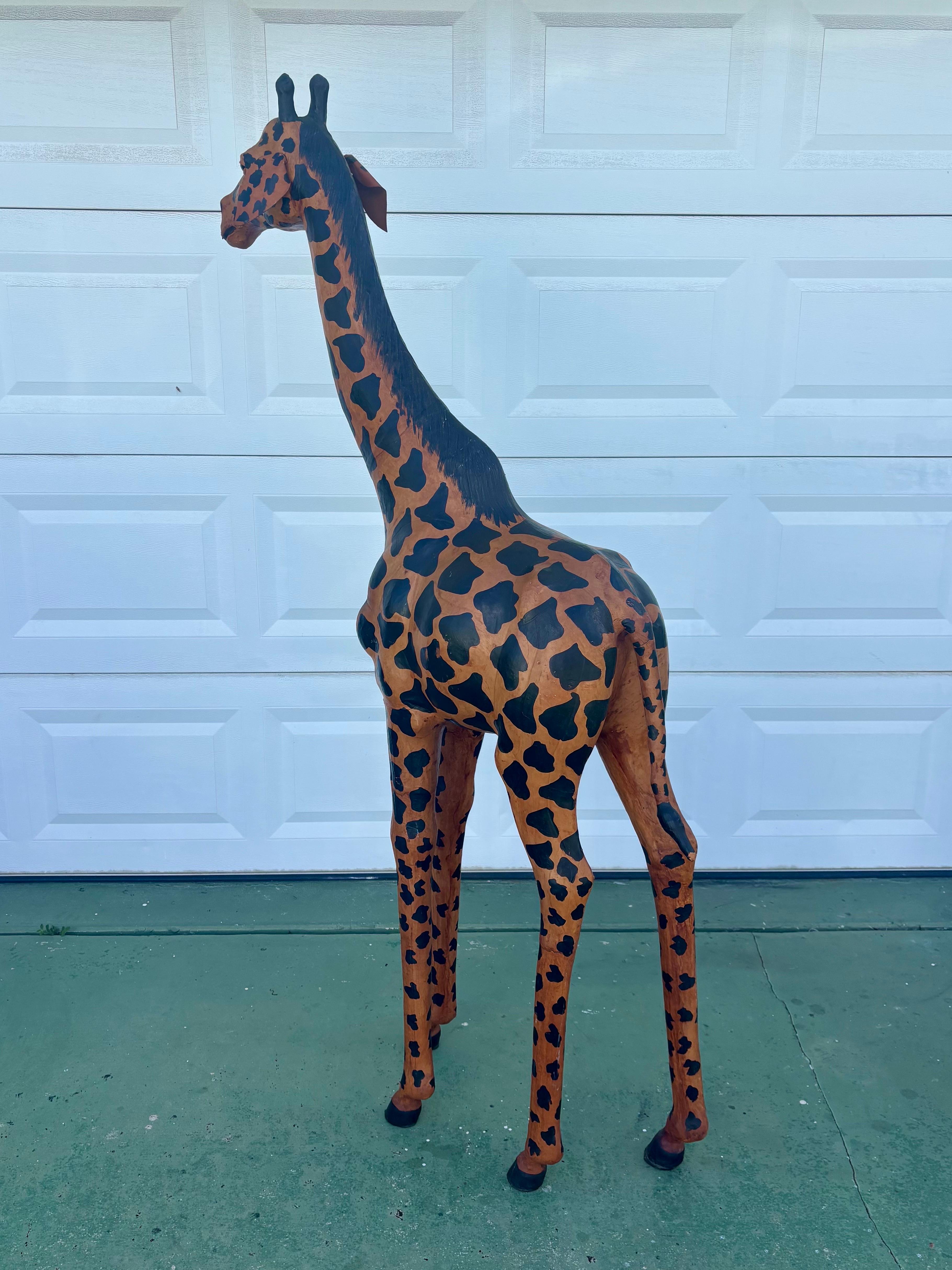 Sculpture de sol Girafe 70