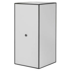 70 Light Grey Frame Box with 2 Shelves / Door by Lassen