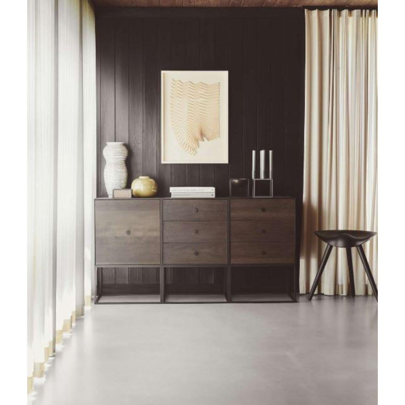 70 Scatola con struttura in Oak e 2 ripiani di By Lassen in vendita 1
