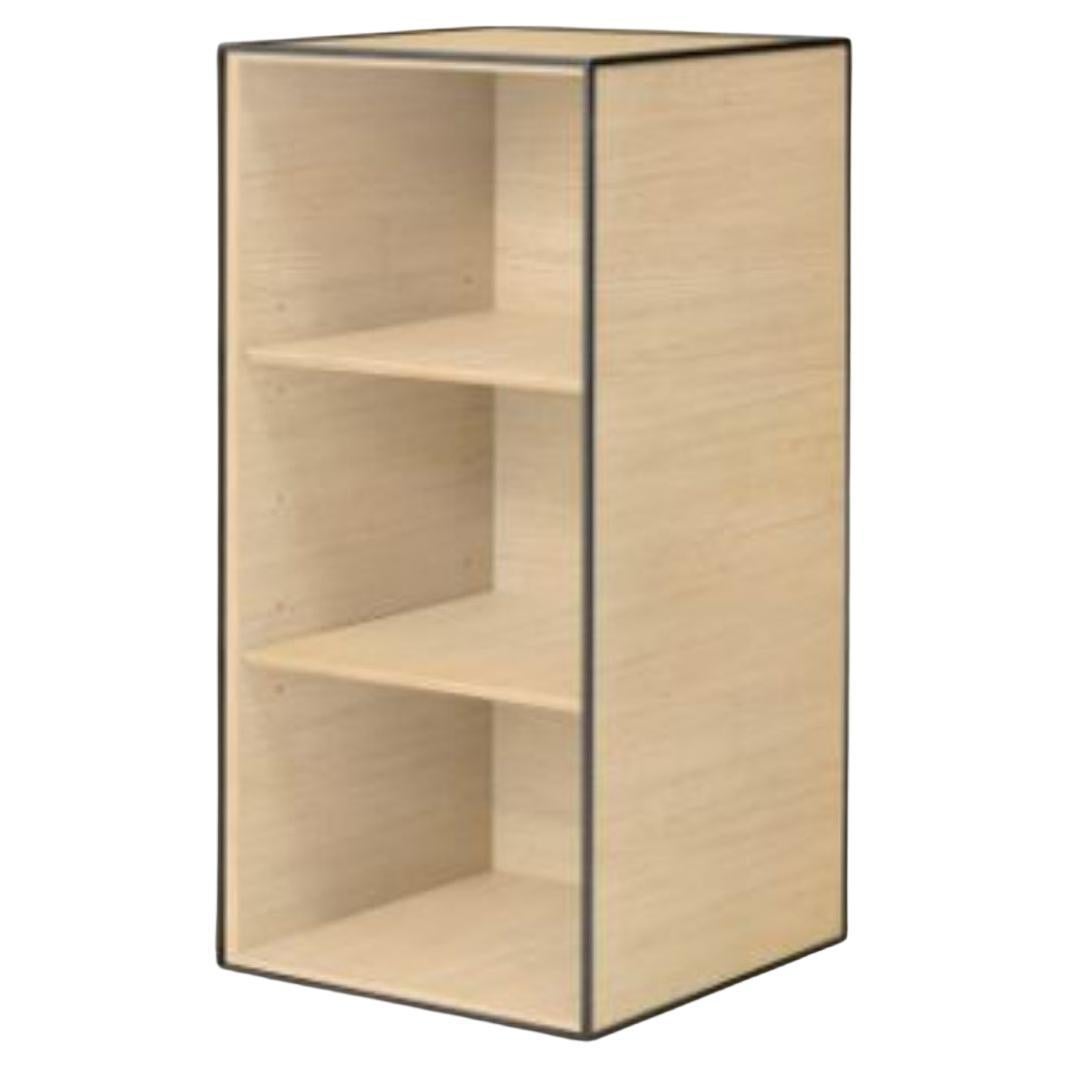 70 Oak Frame Box with 2 Shelves by Lassen