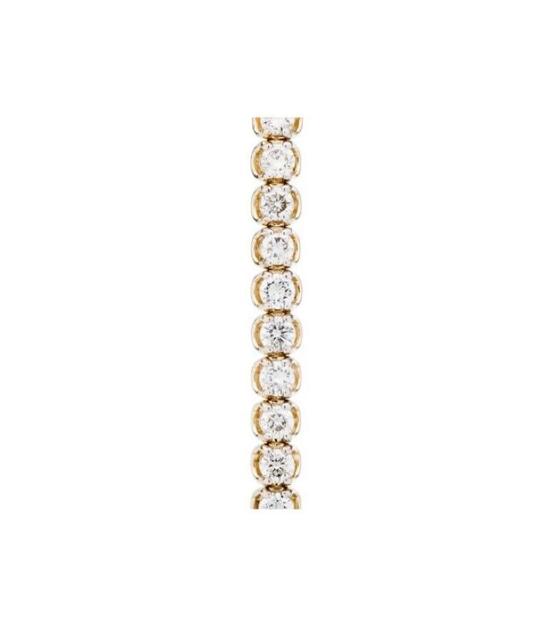 A sophisticated Round Diamond Tennis Bracelet in 14 Karat Yellow Gold boasting 7.00 Carats of genuine Diamonds. Seven inches in length and comfortable slide with bar safety clasp for added security.

*DIAMOND BRACELET* One (1) fourteen (14) karat