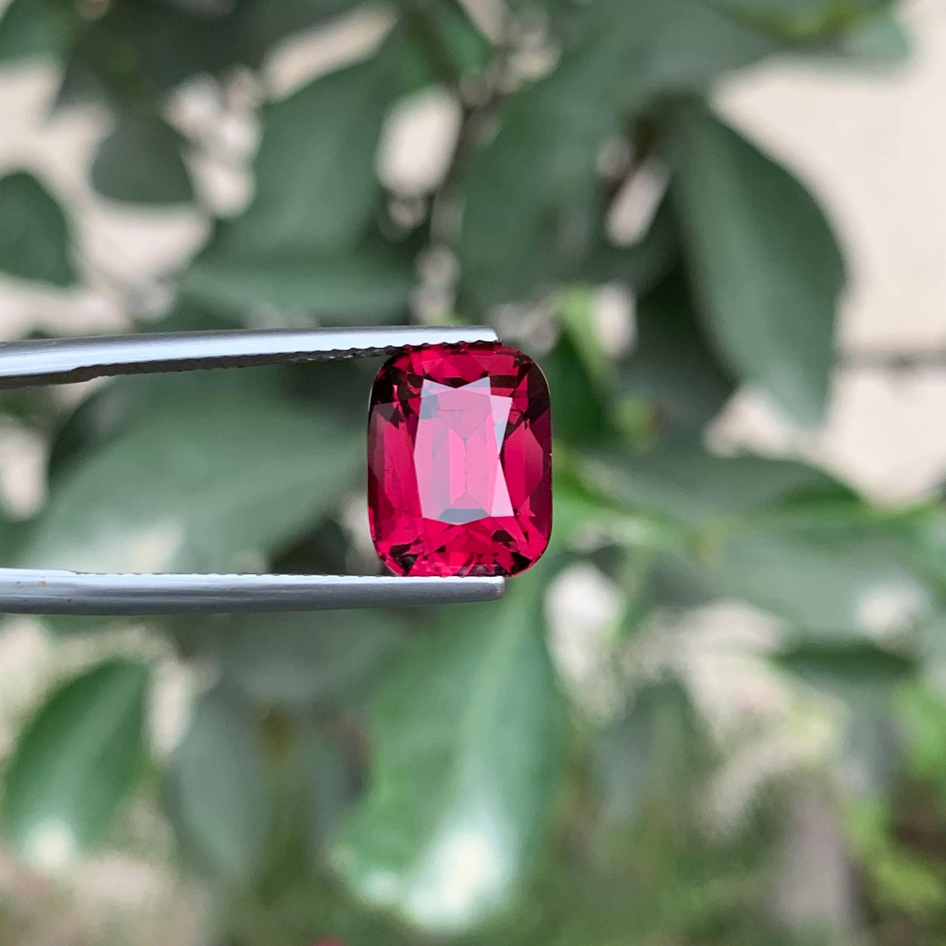 7.00 Carati di granato rosso rosato naturale sfuso Pietra africana tagliata a cuscino in vendita 4