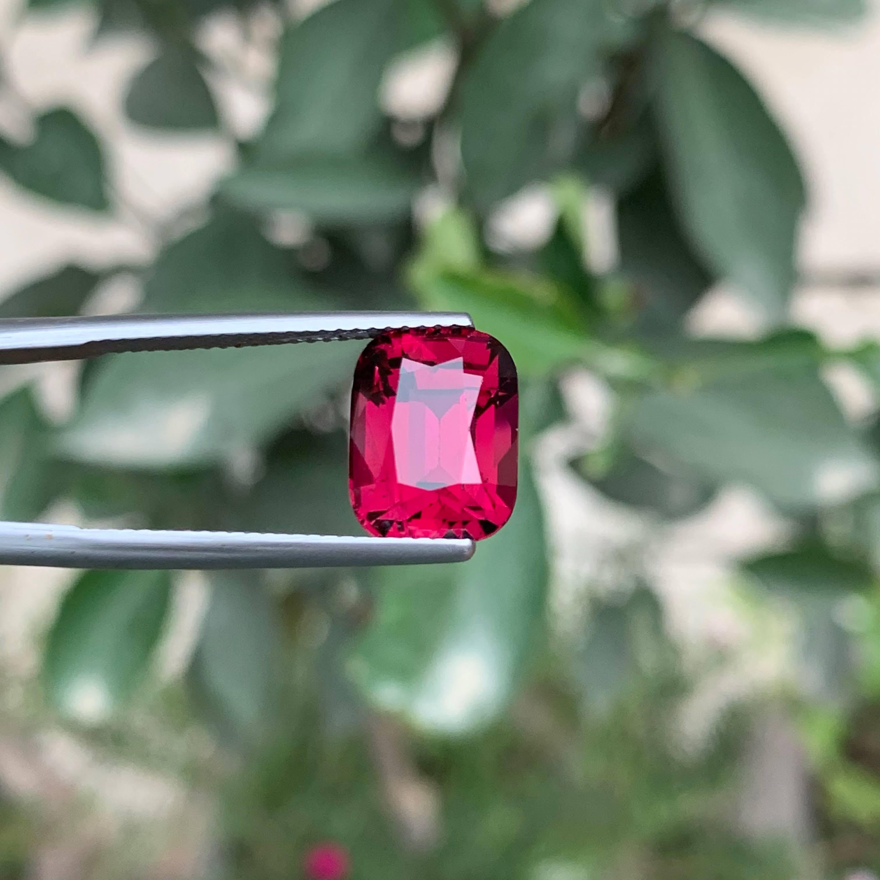 7.00 Carati di granato rosso rosato naturale sfuso Pietra africana tagliata a cuscino in vendita 1