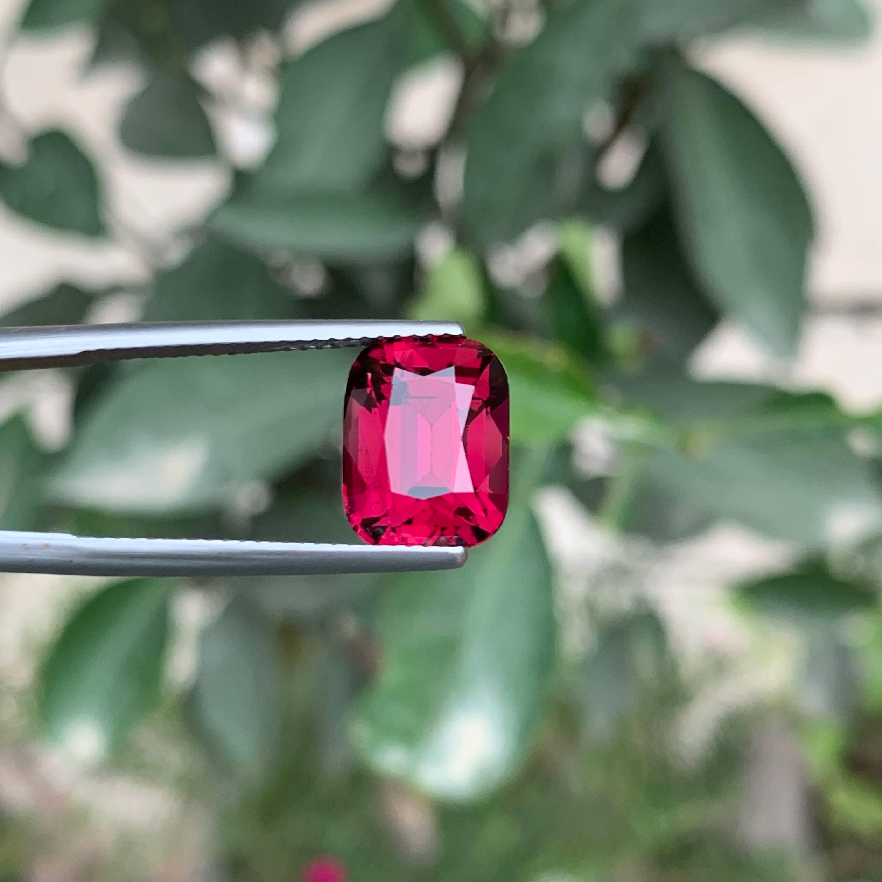 7.00 Carati di granato rosso rosato naturale sfuso Pietra africana tagliata a cuscino in vendita 2