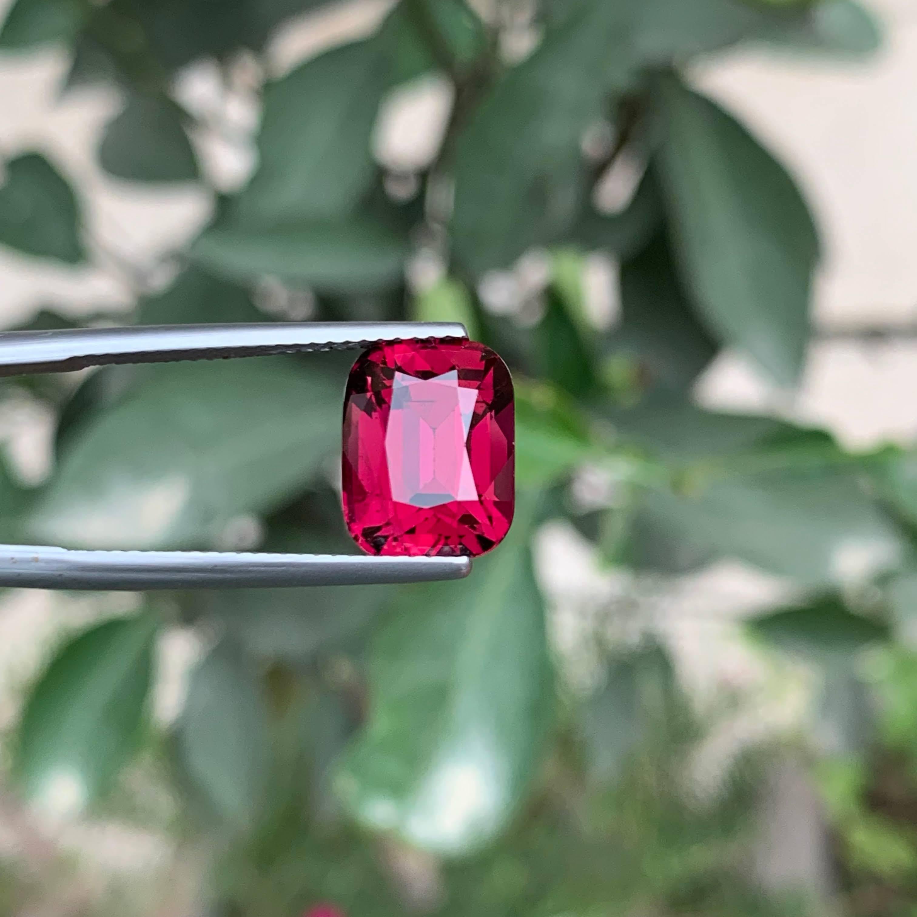 7.00 Carati di granato rosso rosato naturale sfuso Pietra africana tagliata a cuscino in vendita 3