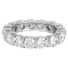 7.00 Carat Round Brilliant Cut Diamond Eternity Band