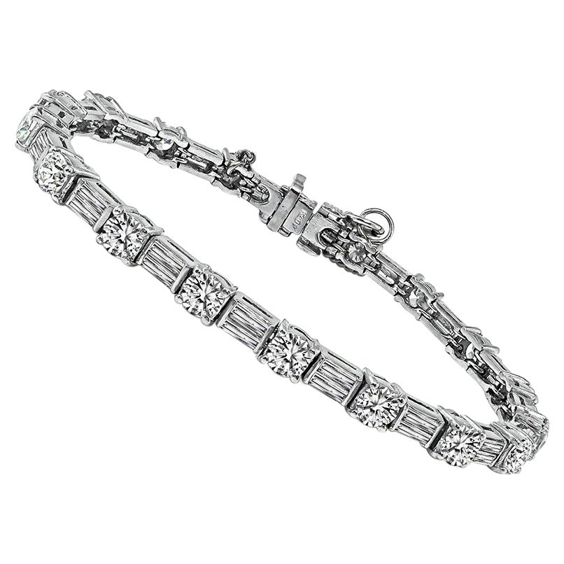 Pulsera de diamantes de 7,00 ct