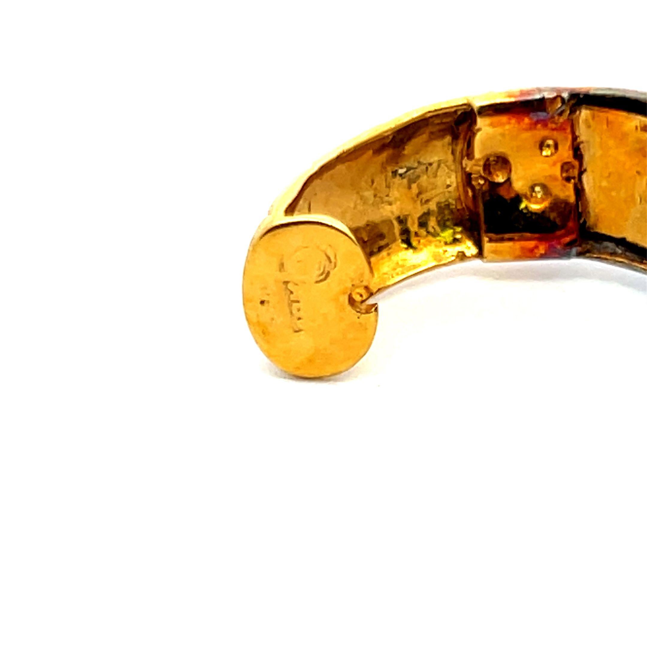 7.00ct G VS2 Diamant Pavé Huggie Ohrringe in 18K Gelbgold (Vintage By) im Angebot 4