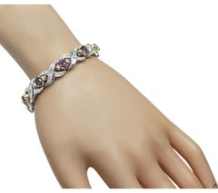 Bracciale con rubino 7,00ct e diamante 3,50ct