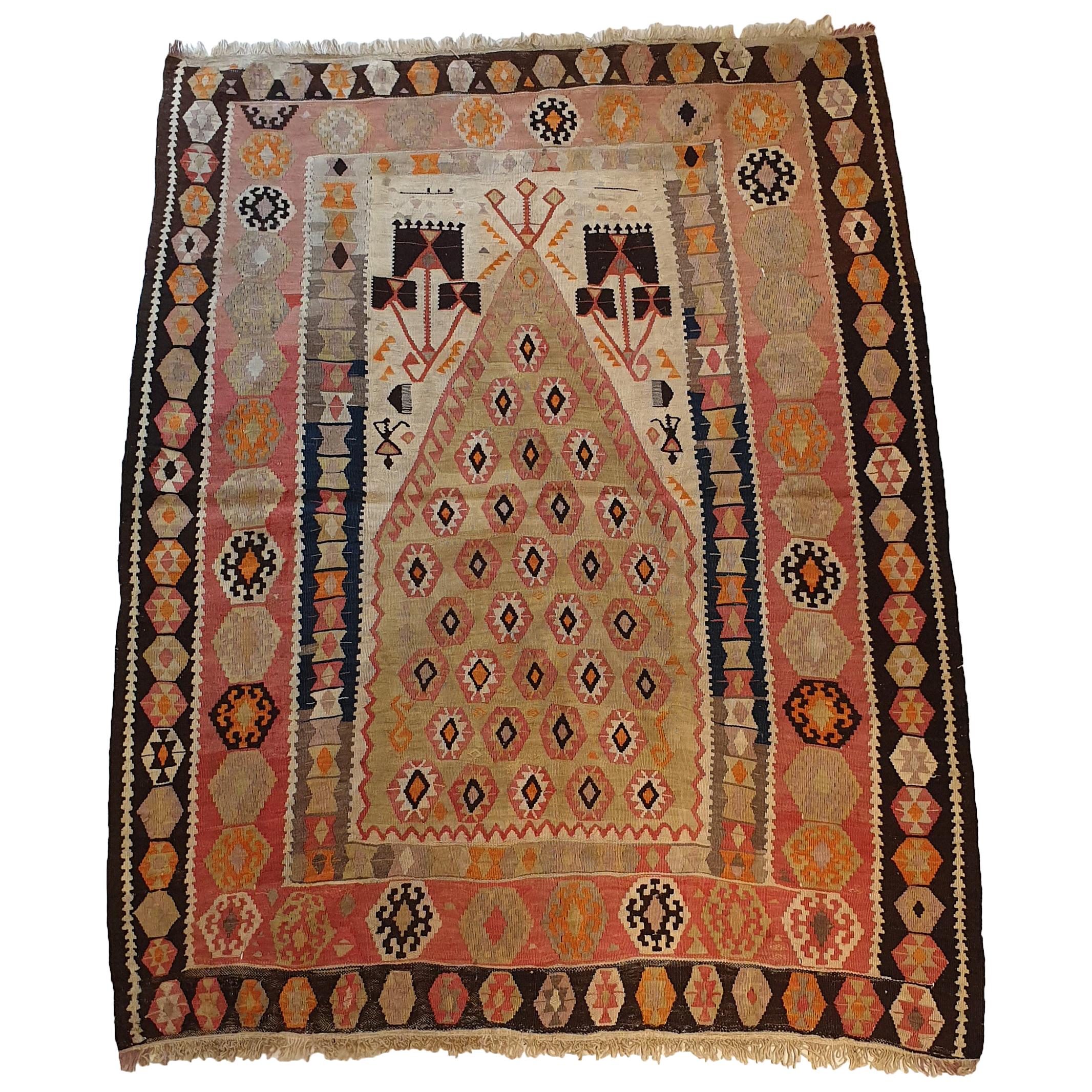 701 - Nice 20th Century Turkish Kilim For Sale