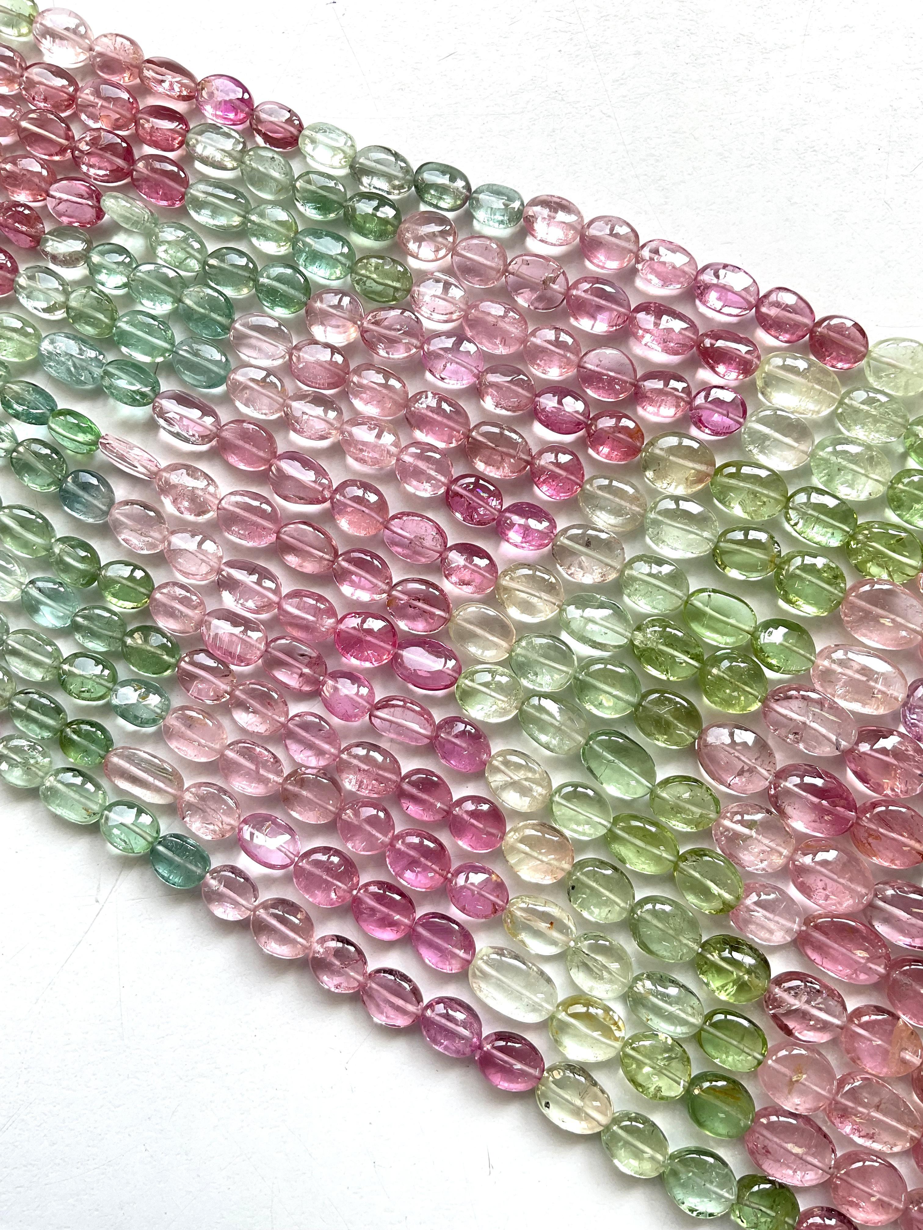 701.65 Carats Tourmaline Multi Tumble Plain Top Fine Quality For Jewelry Gem For Sale 1