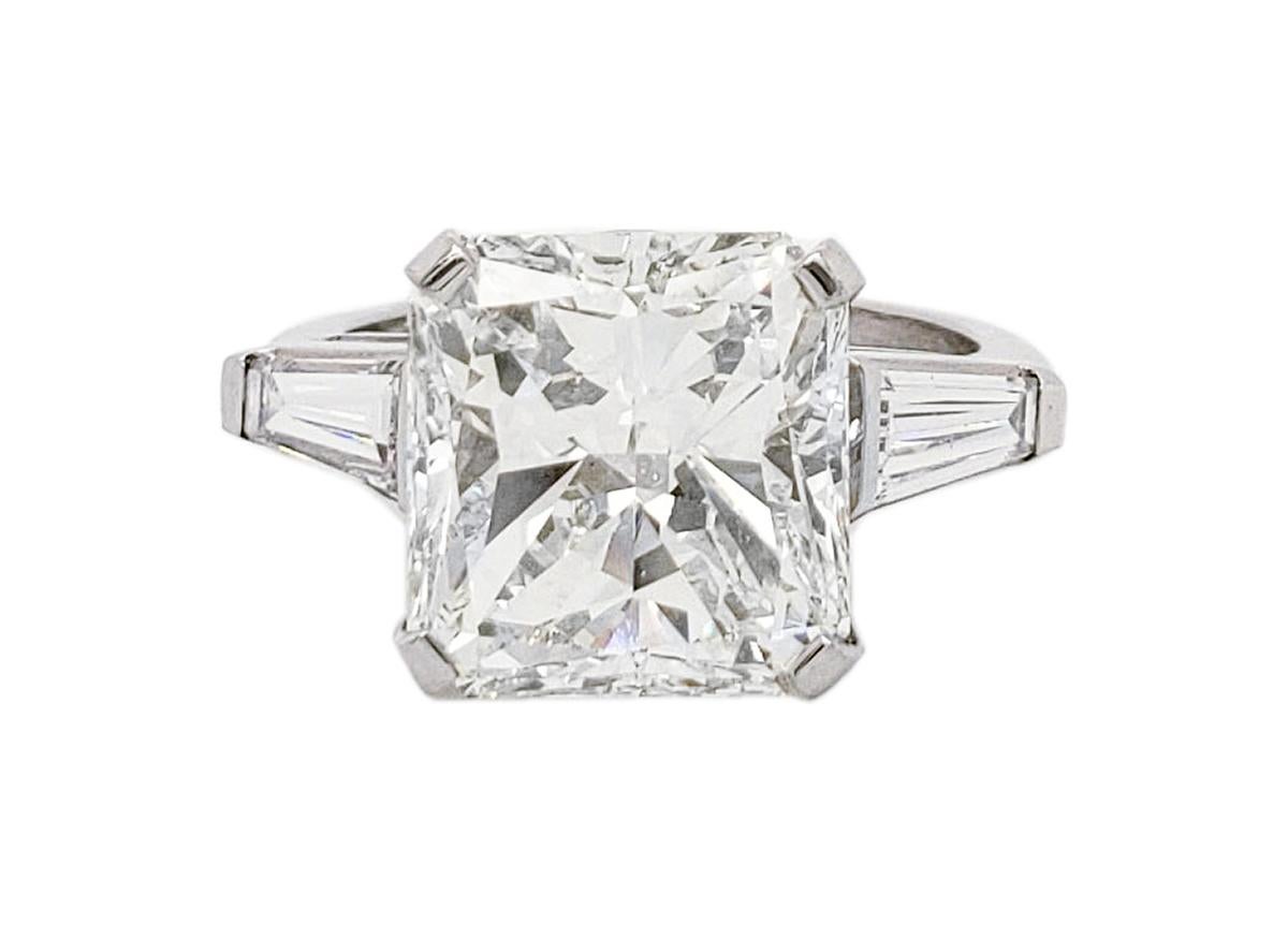 7 carat radiant cut diamond ring