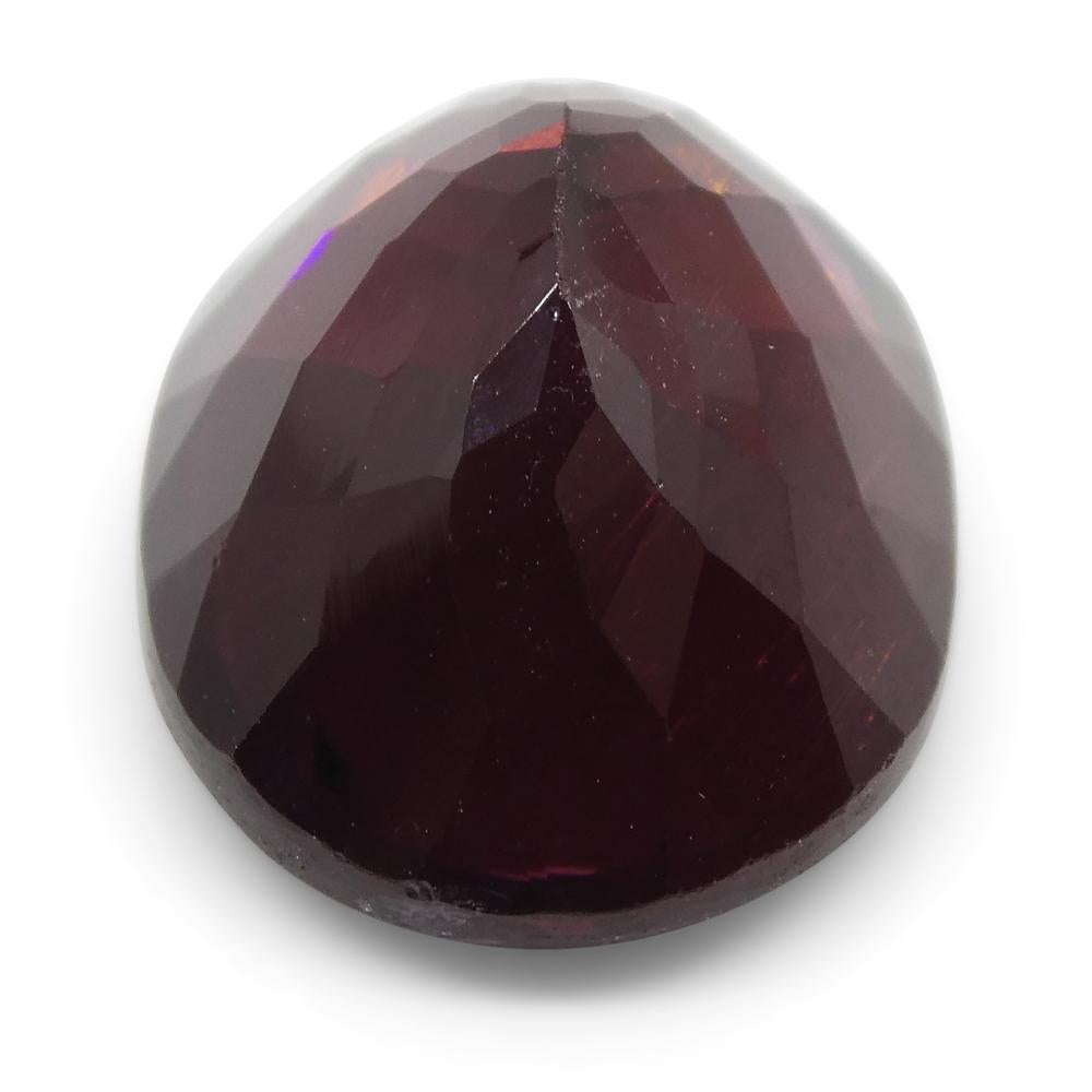 Tourmaline rubellite rougeâtre-violet ovale de 7,02 carats en vente 5