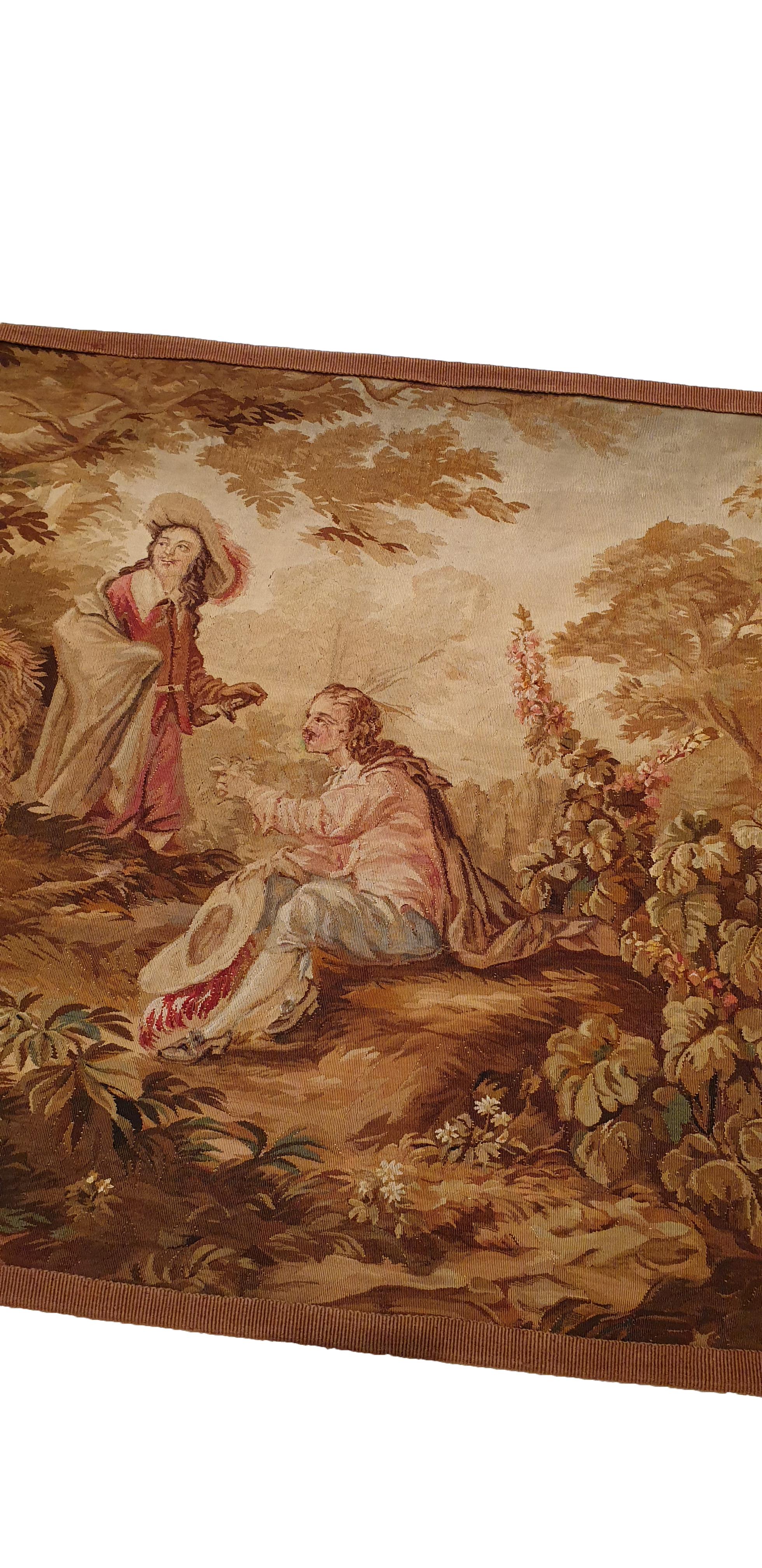 Aubusson  Tapestry Brussels, 19th Century - N° 704 For Sale