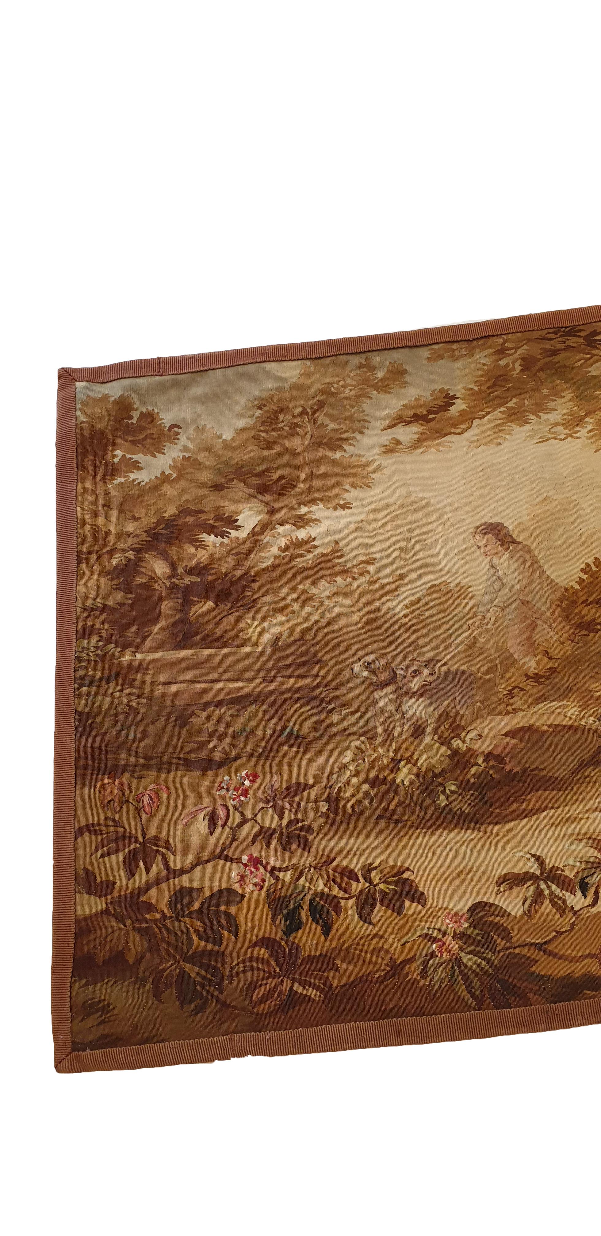  Tapestry Brussels, 19th Century - N° 704 In Excellent Condition For Sale In Paris, FR