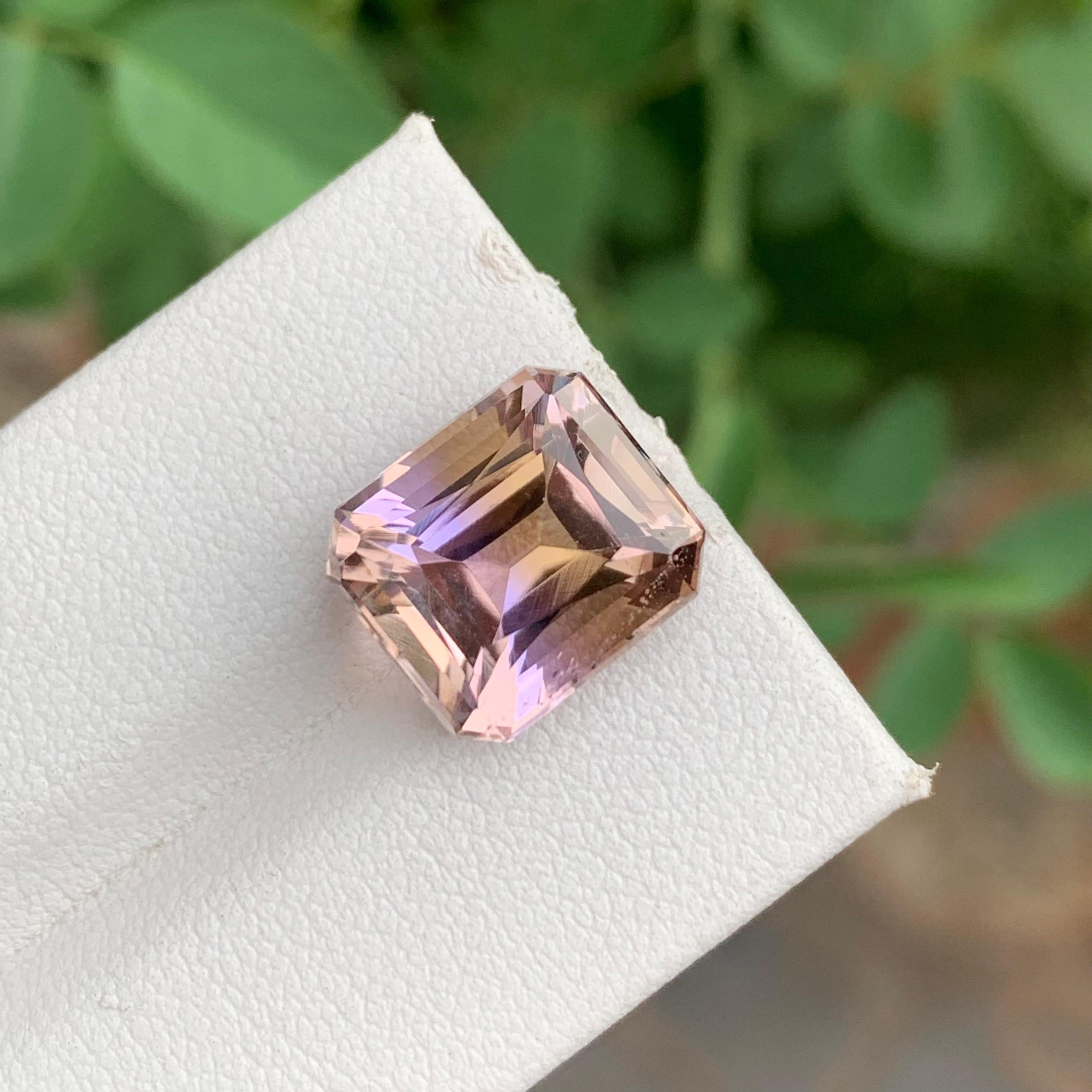 7.05 Quilates Gema Natural Suelta Ametrina Forma Esmeralda Para Joyería en venta 4