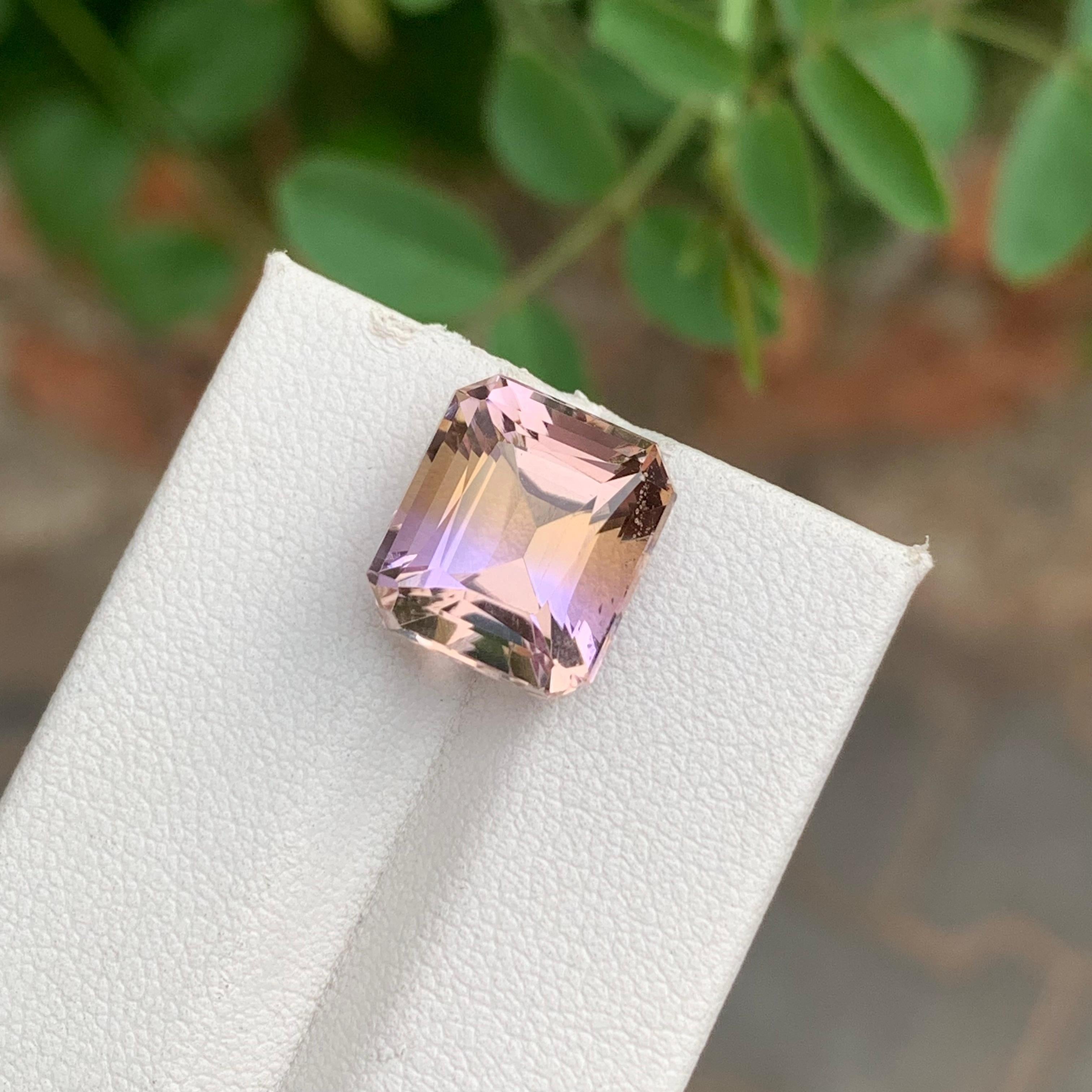 7.05 Quilates Gema Natural Suelta Ametrina Forma Esmeralda Para Joyería en venta 1
