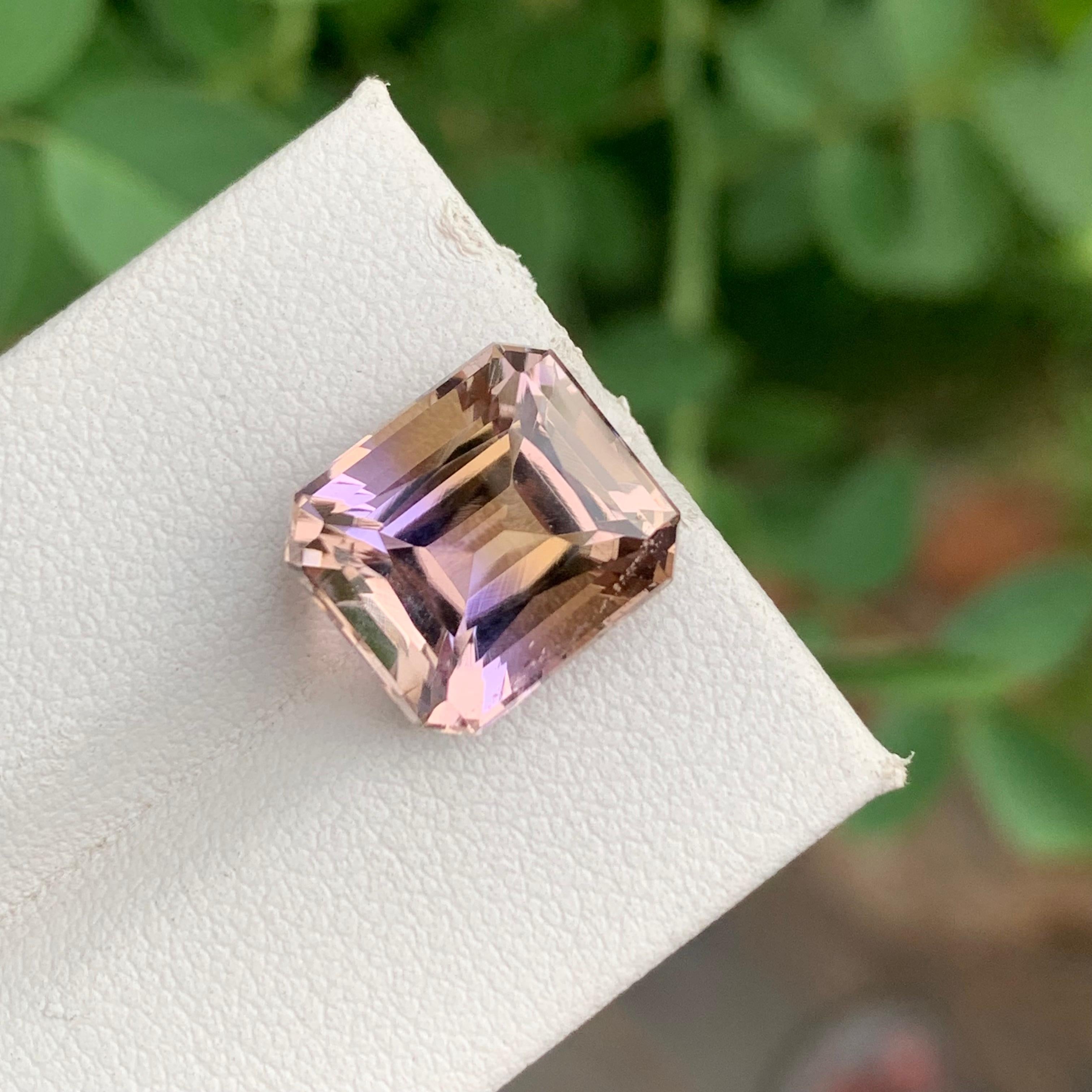 7.05 Quilates Gema Natural Suelta Ametrina Forma Esmeralda Para Joyería en venta 2
