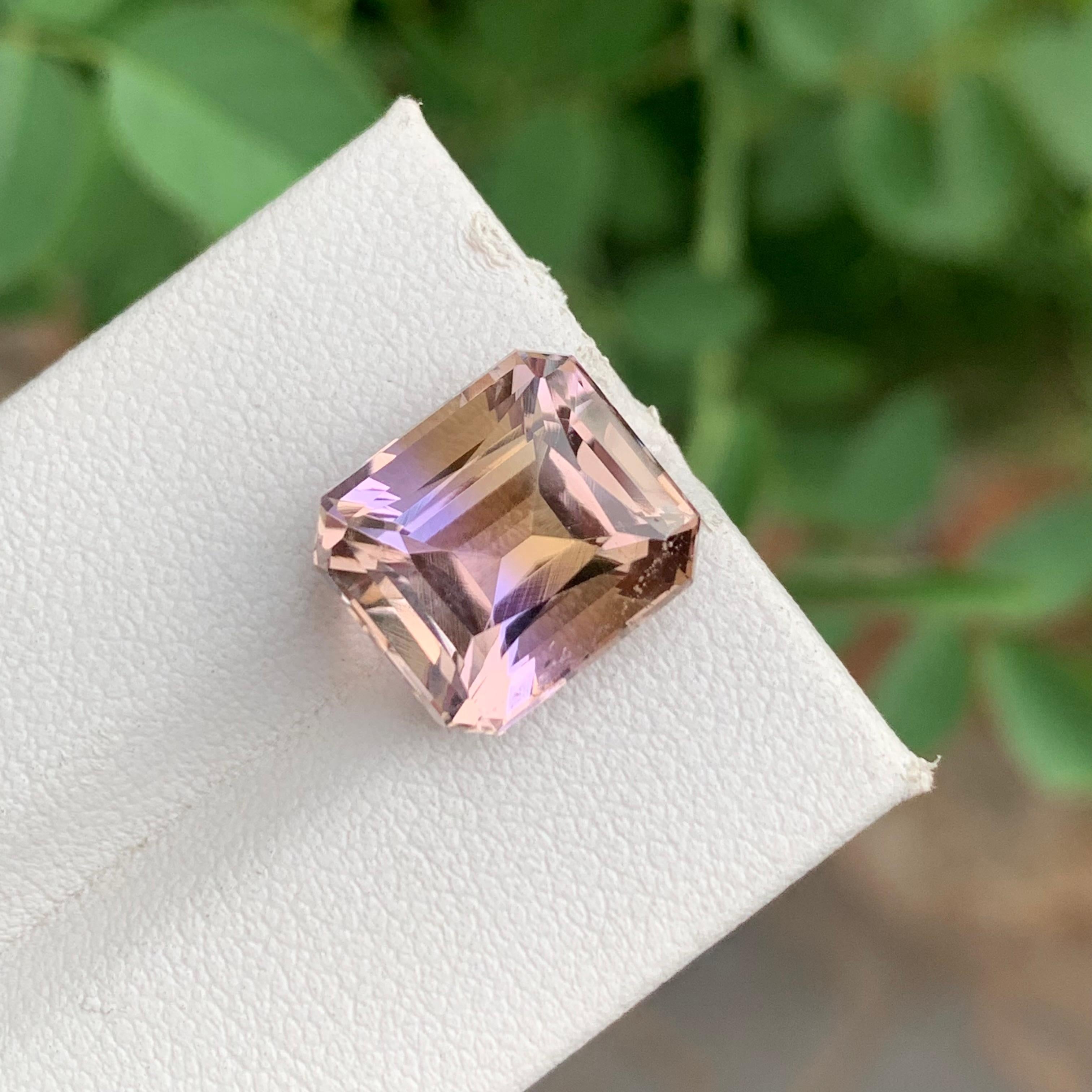 7.05 Quilates Gema Natural Suelta Ametrina Forma Esmeralda Para Joyería en venta 3