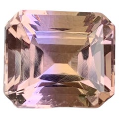 7.05 Carat Natural Loose Ametrine Emerald Shape Gem For Jewellery